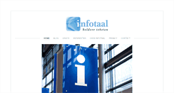 Desktop Screenshot of infotaal.nl